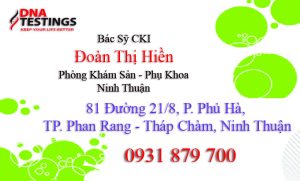 van phong xet nghiem adn ninh thuan