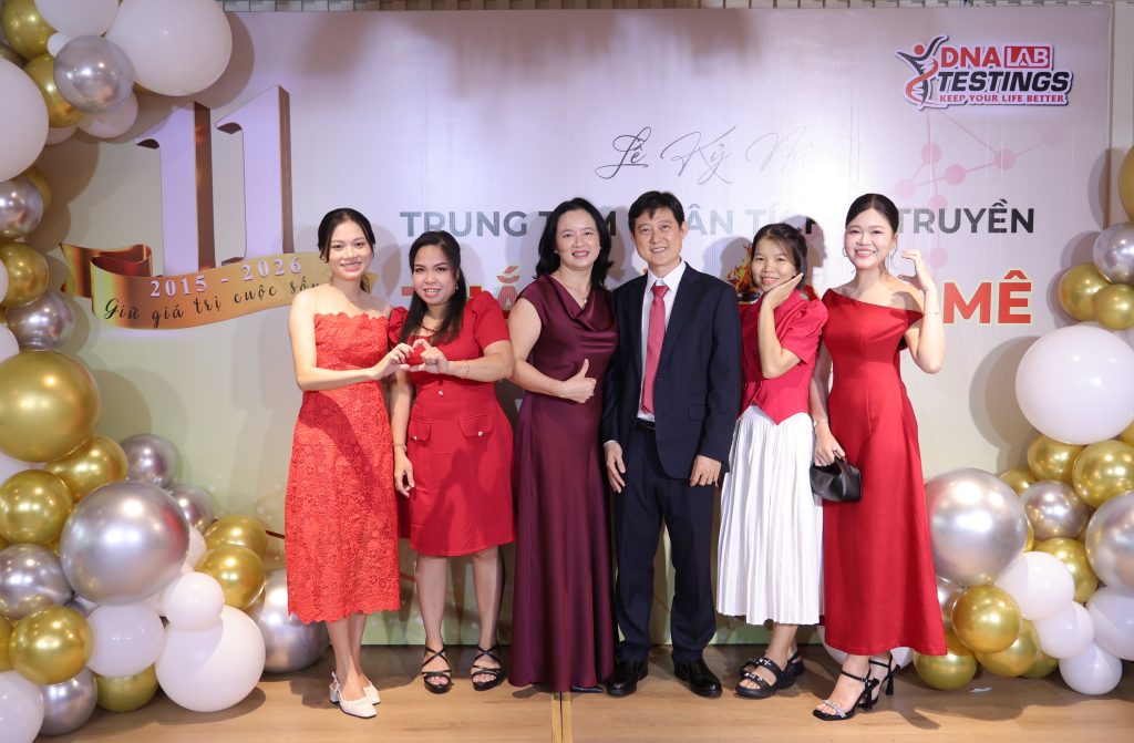 DNA TESTINGS LAB KỶ NIỆM 11 NĂM THÀNH LẬP: “11 NĂM THẮP LỬA – ĐAM MÊ” 16 KT