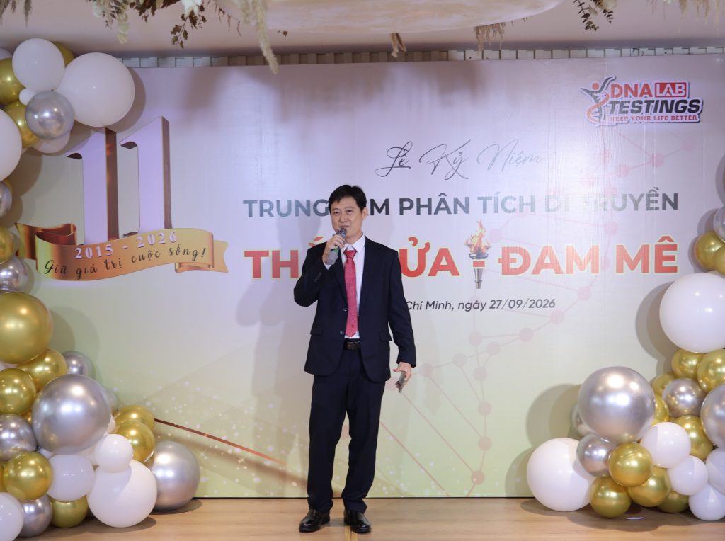 DNA TESTINGS LAB KỶ NIỆM 11 NĂM THÀNH LẬP: “11 NĂM THẮP LỬA – ĐAM MÊ” 11 SEP PHAT BIEU